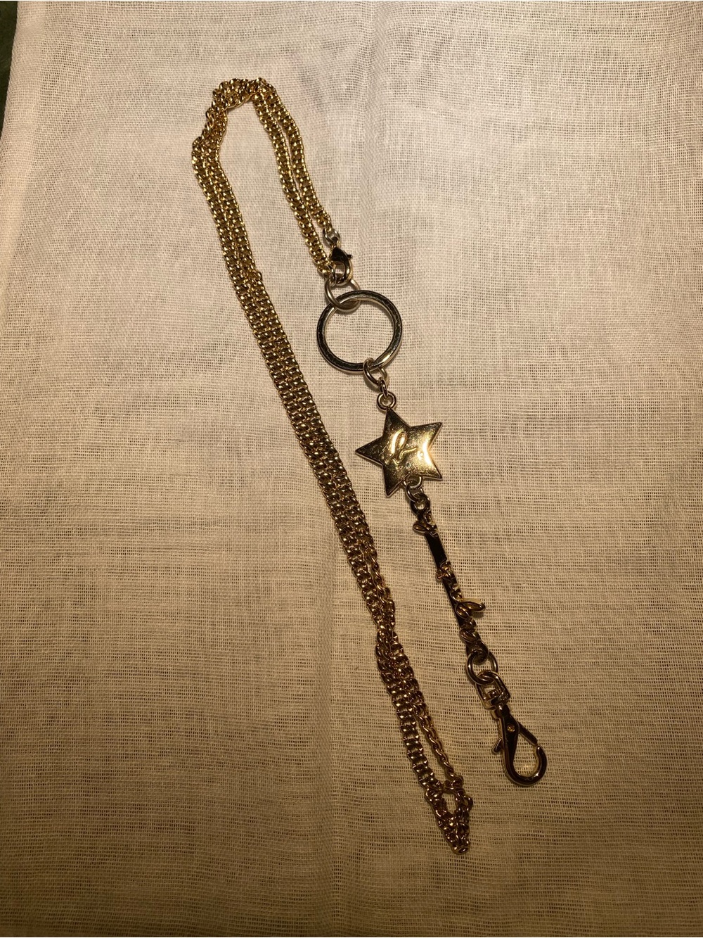 Agnes b. Gold Star Pendant Lanyard Necklace - Women Accessories